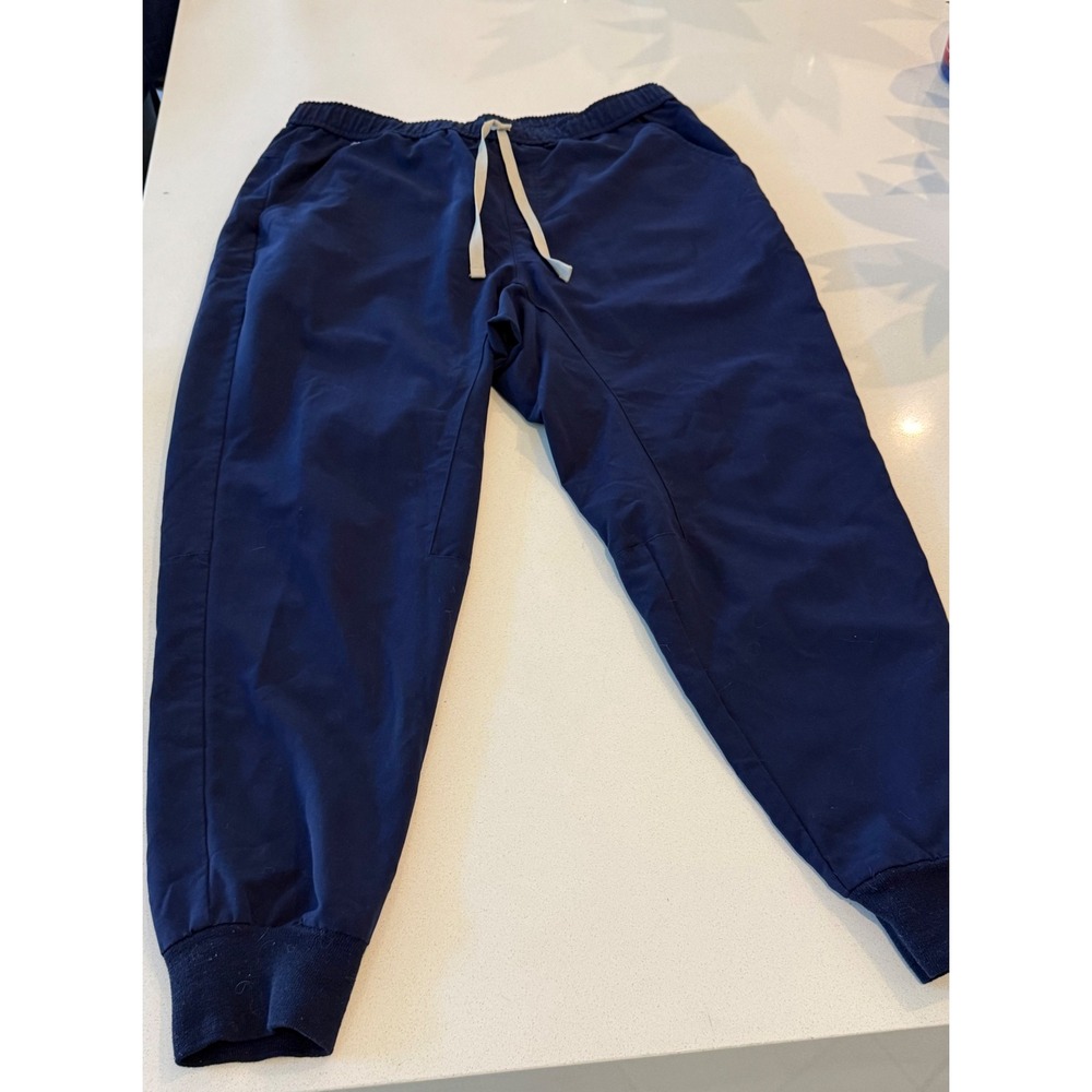 FIGS Tansen Jogger Scrub Pants Mens L/S Navy Blue PO 2782 Technical Scrub